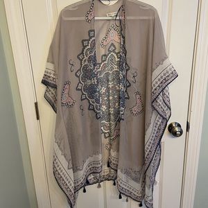 Sheer Kimono Coverup